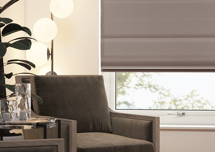 Lyra, Cedar - Twist&Fit Roman Blind - Image 5